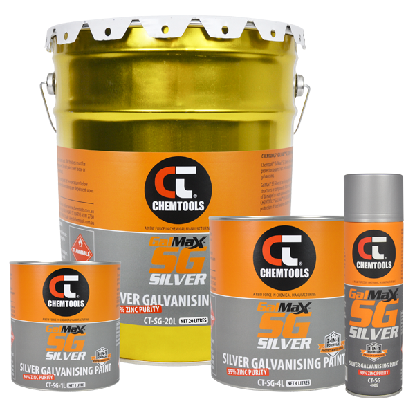 Chemtools GalMax SG Silver 3-in-1 Galvanising Paint