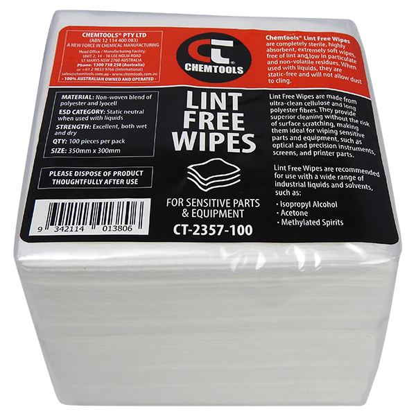 Chemtools Lint Free Wipes