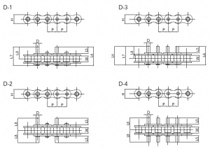 TransDrive Roller Chain with Extended Pins