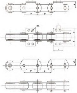 TransDrive SC Series Conveyor Chain (Solid Pins)