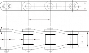 TransDrive Offset Sidebar Welded Steel Chain