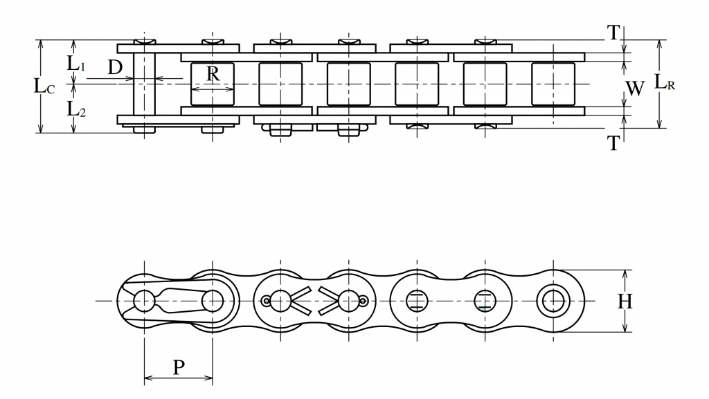 Zexus Stainless Steel Roller Chain