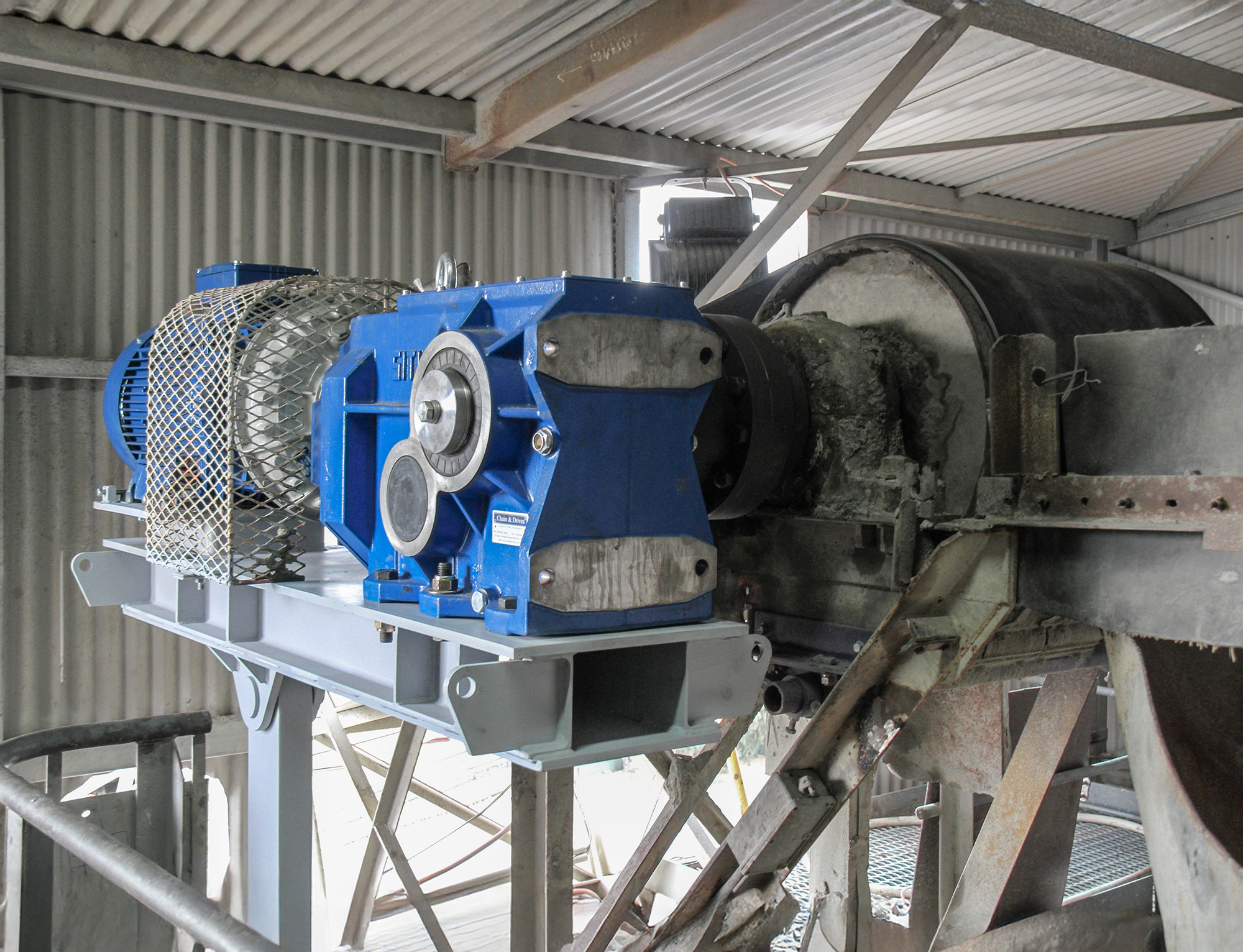 Concrete Plant Conveyor Drive Upgrade & Integration