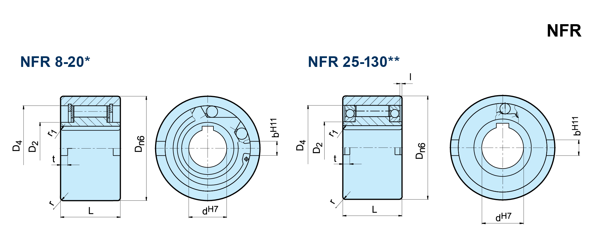 Steiber Clutch - Built In Freewheels NFR Diagram